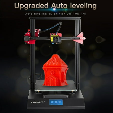 Creality CR-10S Pro 3D Printer Upgraded High-Precision Printing Quality DIY Kit Auto Leveling Sensor Double Gear 300X300X400mm 12*12*16
