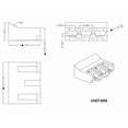 thumbnail image 4 of Juego de conectores W-NECTOUN CAT6, paquete de 100, RJ45 para cable sólido, 4 of 7