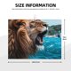 thumbnail image 2 of Fotbe Ice Blue Coastal Lion Alfombrilla de Secado para Cocina con Estampado, 18x24 Pulgadas, 2 of 7