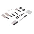 thumbnail image 3 of Griddle Accessories Tool Kit, Complete 12 Pieces Stainless Steel BBQ Set for Outdoor Cooking, Multi-functional Grill Utensils Ideal for Camping, 3 of 5