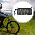 thumbnail image 1 of Quzzie Bike Handlebar Bag Waterproof Roll Storage Bicycle Front Bag with Nylon Shoulder Strap Sturdy Elastic Cord Lightweight Suitable for Exercise Mountain Cycling Green, 1 of 8