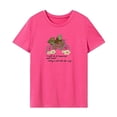 thumbnail image 1 of Camiseta básica para mujer con cuello redondo suave para viajes de vacaciones, trabajo, oficina, senderismo S, 1 of 7