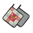thumbnail image 2 of Carolines Treasures CK5077PTHD Abyssinian Cat Love Pair of Pot Holders, 7.5HX7.5W, multicolor, 2 of 4