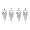 thumbnail image 1 of Pendientes de aleación Sonducket 2X borla colgante Plata, 1 of 6
