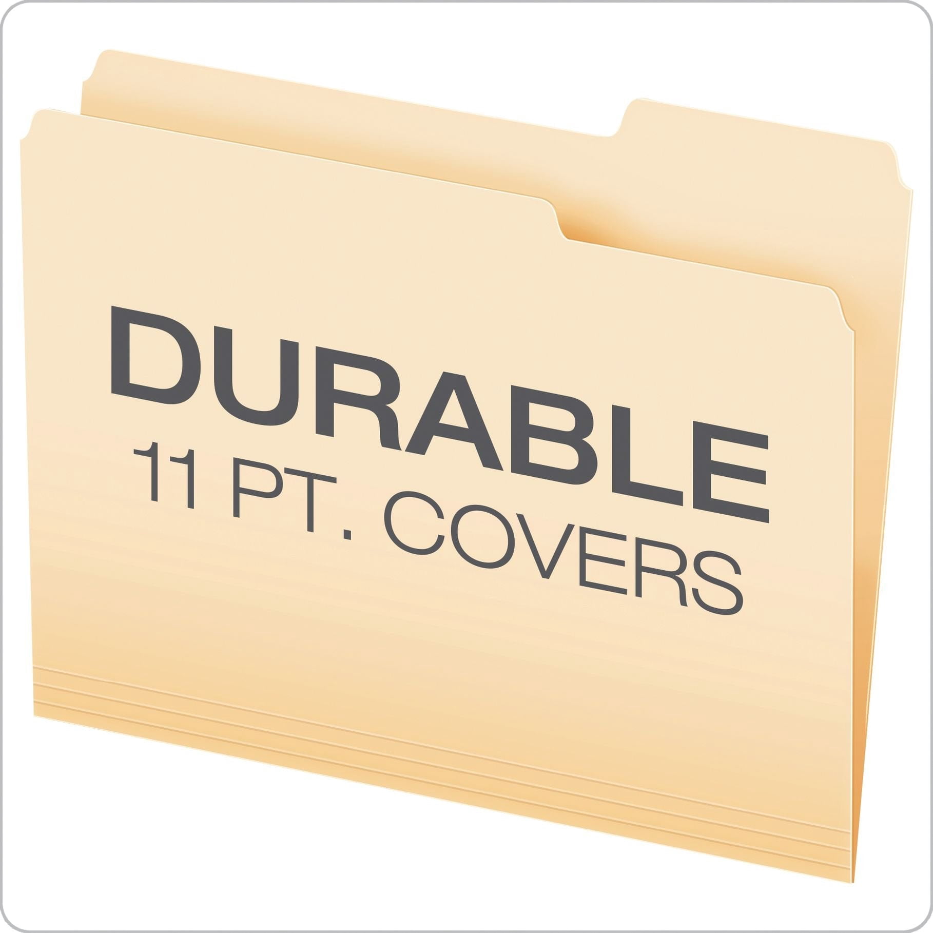 Pendaflex Essentials File Folders, Letter Size, 1/3 Cut, Manila, 250 per Box (752250)