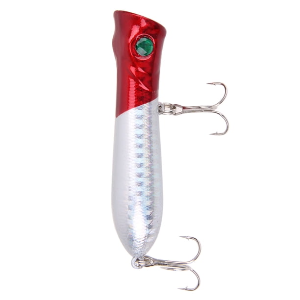 3D pesca Popper señuelo Isca cebo duro artificial anzuelo aparejos 12g 8,5 cm Ndcxsfigh Nuevos Originales
