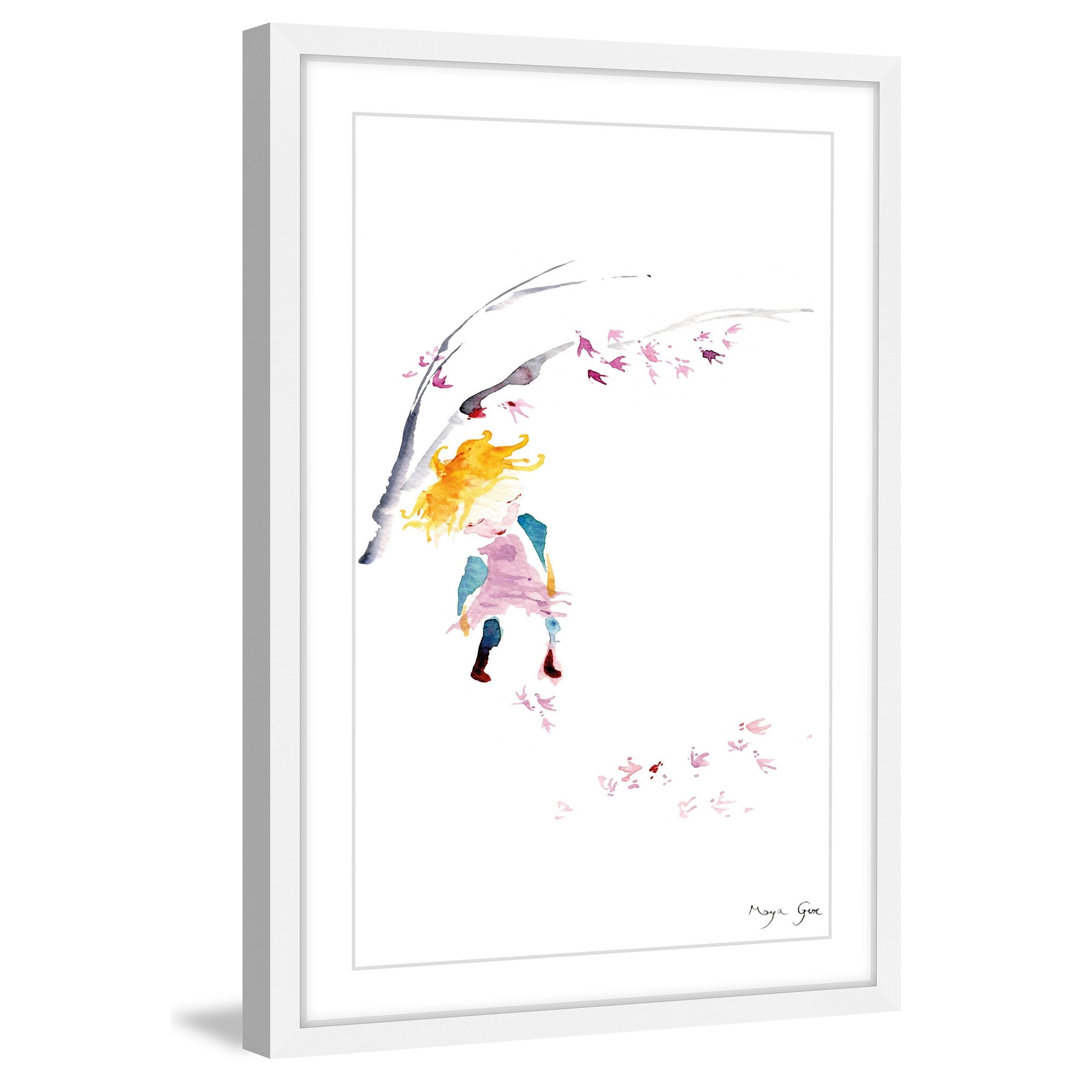 Marmont Hill "Under a Tree" by Maya Gur Framed Painting Print