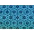 thumbnail image 1 of Ahgly Tapis Rectangulaire Lavable en Machine Intérieur Transitionnel Bleu, 2 Pieds x 5 Pieds, 1 of 7