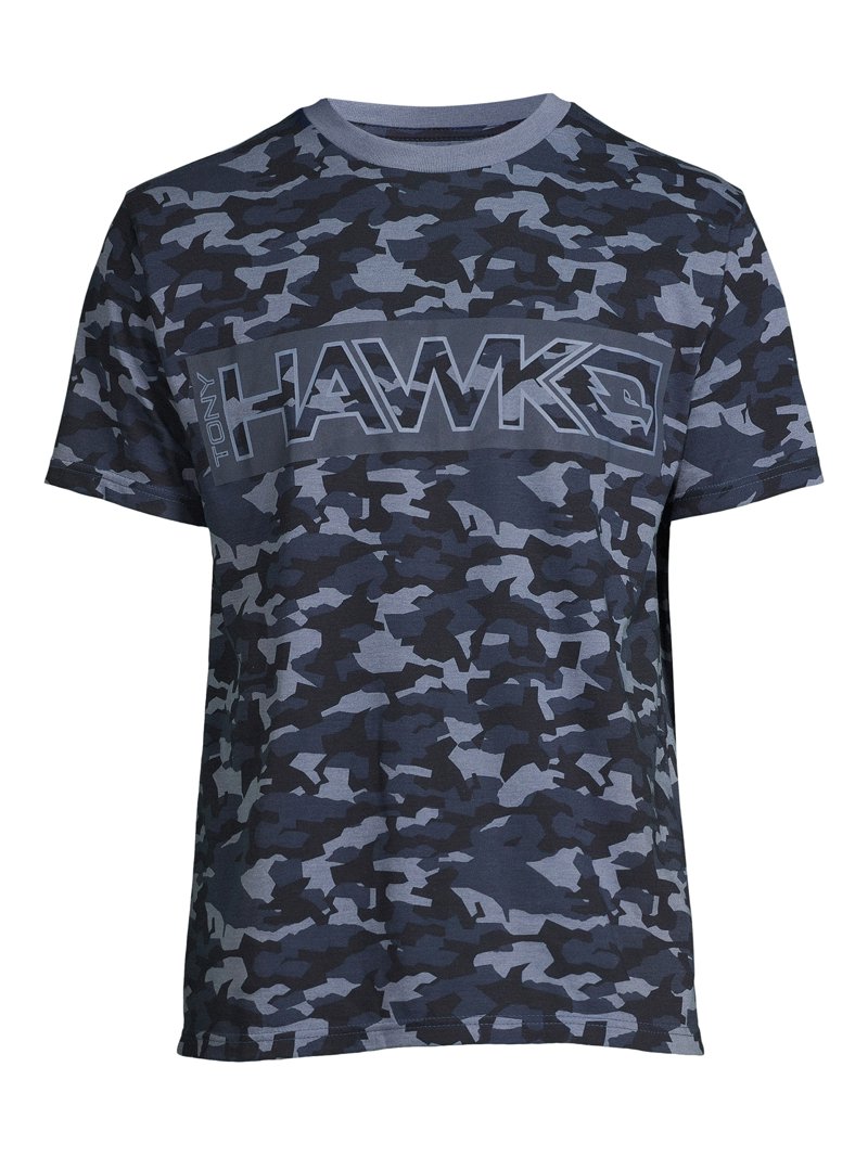 Tony Hawk Men's Camo Hawk Logo T-Shirt, Sizes S-XL - Walmart.com