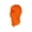 Orange, variant on Ski Mask,Keep Face Warm Full Face Mask,Easy to Fold Neck Gaiter,Shiny Pink