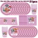 thumbnail image 4 of Decoraciones para fiesta de cumpleaños de la Patrulla Canina de Skye, nuevos vasos de papel, platos y servilletas de Skye, kit de globos, pancartas, suministros para eventos de baby shower, 4 of 5