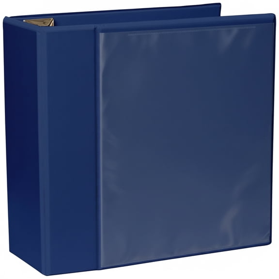 [IN]PLACE Heavy-Duty View Binders with EZ Comfort D-Ring 5", Navy Blue