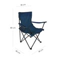 thumbnail image 2 of silla plegable ilios innova  Azul marino, 2 of 9