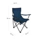 thumbnail image 2 of silla plegable ilios innova  Azul marino, 2 of 9