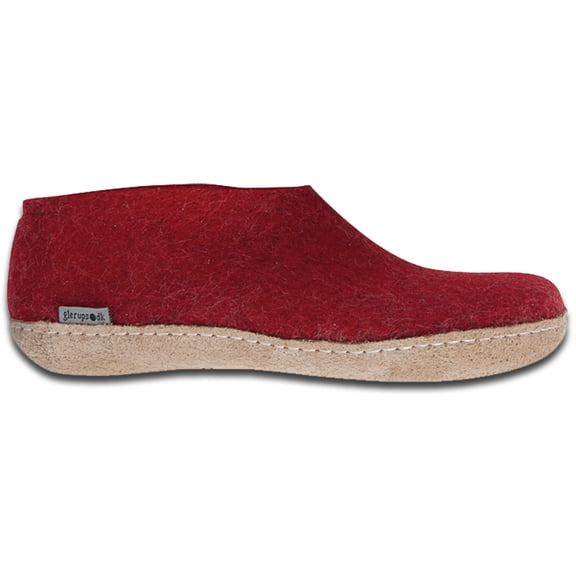Glerups Unisex Felt Shoes A-08 Red