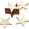 thumbnail image 2 of Estrellas de Madera en Forma Sin Acabado 1,5 cm 300 unidades, 2 of 6