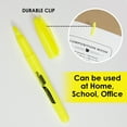 thumbnail image 4 of BAZIC Neon Highlighter Assorted Color Chisel Tip Marker (5/Pack), 24-Packs, 4 of 8