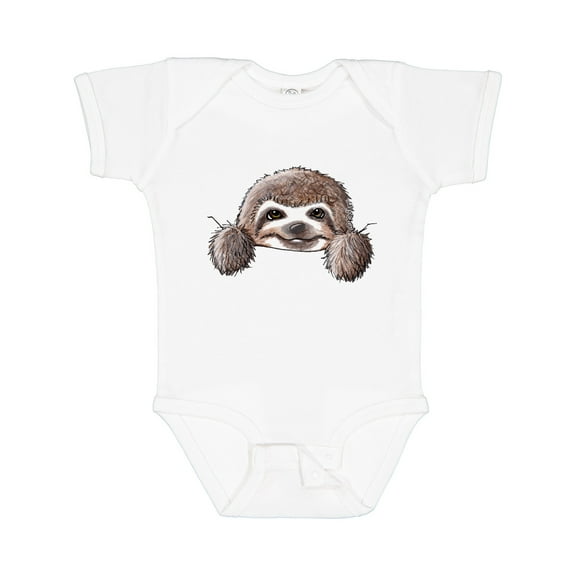 Inktastic Kiniart Sloth Boys or Girls Baby Bodysuit