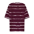 thumbnail image 4 of fatyb Summer Tops for Women V Neck Button T Shirts Short Sleeve Casual Loose Womens Blouses Tee, 4 of 5