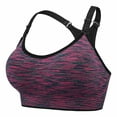 thumbnail image 3 of V Neck Padded Bralette Workout Bra Wireless Tank Top Bra Sports Bra with Adjustable Straps, Gray, S, 3 of 7