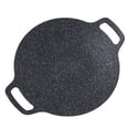 thumbnail image 1 of Korean BBQ Grill, Durable High Thermal Conductivity Non Rust Wear Resistance Korean BBQ Grill Strong Practicability Coating Universal Induction Cooker Anti Stick Pan Thickened Alum, 1 of 8