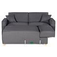 thumbnail image 4 of Sala Modular Reversible Makora Bennet con Memory Foam Oxford Lino y Respaldo Ajustable, 4 of 8