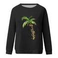 thumbnail image 4 of WITORNTS Haut d'Automne 2024 pour Femmes, Chandail de Mode pour Femmes, Blouses à Manches Longues et Col Rond, Hauts Basiques/noir,(S), 4 of 4