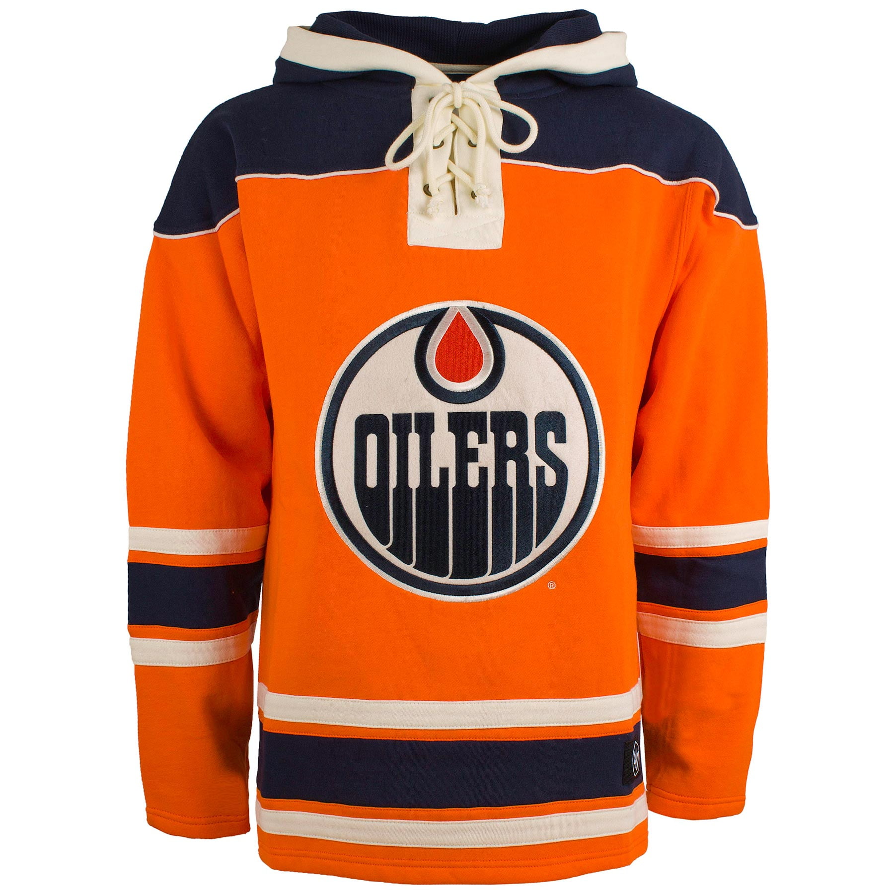 Edmonton Oilers adidas Jersey Lace-Up Pullover Hoodie - Royal