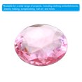 thumbnail image 4 of Uxcell 40mm Flat Back Round Acrylic Rhinestones, 50 Pack Plastic Circle Gems for Jewelry Making Costume, Pink, 4 of 6