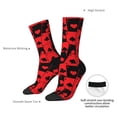 thumbnail image 4 of Pofeuu Playing Cards Print Crew Socks, Adult Running Hiking Socks for Youth and Adult, 4 of 6