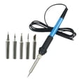 thumbnail image 1 of Kit de soldador eléctrico de temperatura ajustable para soldar, de herramientas de reparación de soldadura, 1 of 9