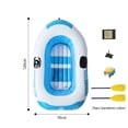 thumbnail image 5 of Compact 47 Inch Kids Inflatable Boat For Outdoor Adventures Weighs Only 800g, 5 of 9