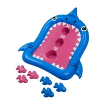 Coconut Grove by Sunnylife - Inflatable Cornhole Finn the Shark - Reef Gang, Pool Float game