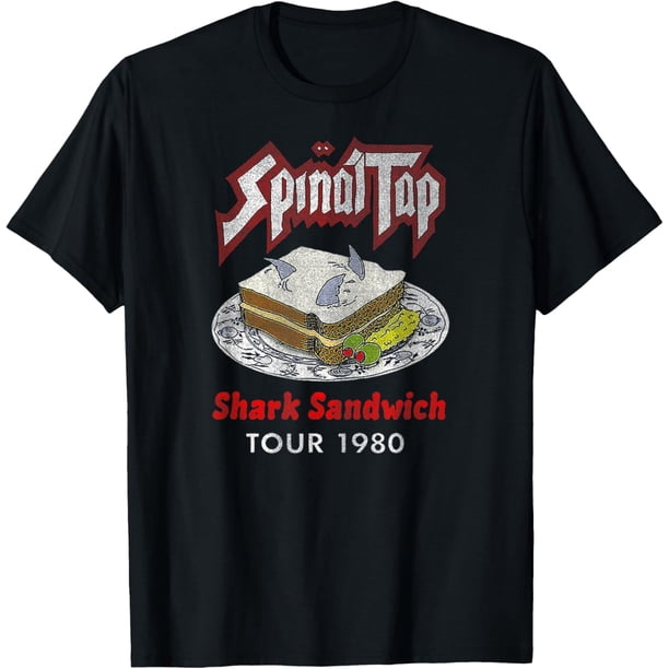 Vintage Shark Sandwich Spinal Tap Camiseta de diseño divertido