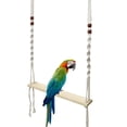 thumbnail image 1 of Juguete para masticar perca de loro Fernando Soporte de percha de madera 40 cm x 6 cm x 120 cm, 1 of 8