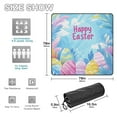 thumbnail image 3 of Easter Colorful Eggs and Leaves Camping Mat Picnic Blanket Waterproof Sand-proof for Beach Lawn Park 78" x 78", 3 of 6