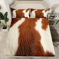 thumbnail image 2 of Feelyou 3D Cow Print Bed Sheets for Adult, Modern Fashion King Sheets, Rustic Farmhouse Sheet Set, Microfiber Bedroom Decor, 4-Piece, 2 of 7