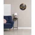 thumbnail image 3 of Wall Clock 14 Inch Fall Forest Rustic Deer Round Silent Decorative Wall Clocks Battery Operated for Living Room Bedroom Kitchen Classroom Decor, Nature Creeks Rock,Large, 3 of 7