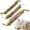 3pc, variant on Natural Fishbone Catnip & Silvervine Chew Toy, Wooden Catnips Teeth Cleaning Stick, Interactive Kitten Chew Playthings, for Cats Teeth Cleaning (3pcs)
