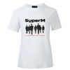 AkoaDa Xkpopfans Kpop Superm T-Shirt Mini Album and#39;Supermand#39; Tshirts Mark Kai Ten Taemin Baekhyun Tee Shirt