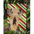 thumbnail image 3 of Carolines Treasures SC9333-FLAG-PARENT Airedale Candy Cane Holiday Christmas Flag  multicolor, 3 of 3