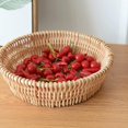 thumbnail image 3 of Bangus Woven Wicker Bread Baskets For Fruit Vegetable Bowl Food Potato Storage Organizing Keys Wallet Kitchen Counter, 3 of 5