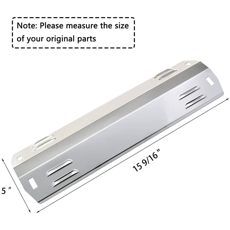 Grisun Stainless Steel Gas Grill Heat Shield Plate Heat Tent Shield  Deflector Replacement Parts for Dyna-Glo DGA480, DGA550, DGA480ssn,  DGA480ssp, Master Forge MFA480, 550 Gas Grill Models 5pc - Walmart.com