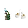 thumbnail image 1 of Estatua de , figura decorativa, escultura de cisne, cerámica, resina, adorno de escritorio moderno, colección animada para el hogar y la ofic, 1 of 8