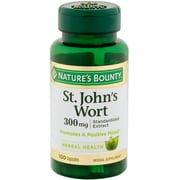 Nature's Bounty St. John's Wort 300 mg Capsules 100 ea (Pack of 3)