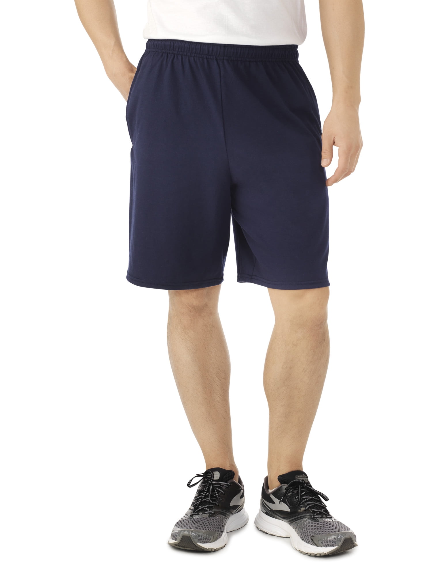 Big Men's Platinum Jersey Shorts with Side Pockets - Walmart.com