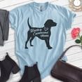 thumbnail image 2 of Bluetick Coonhound Mama, Unisex Women's Shirt, Bluetick Coonhound, Hound Owner, Funny Dog Mama Gift, Heather Light Blue, Medium, 2 of 6