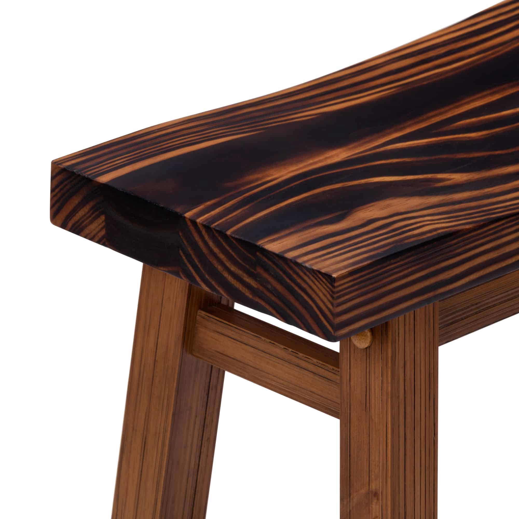 Sonoma Backless Saddle Counter Stool - Burnt Chestnut