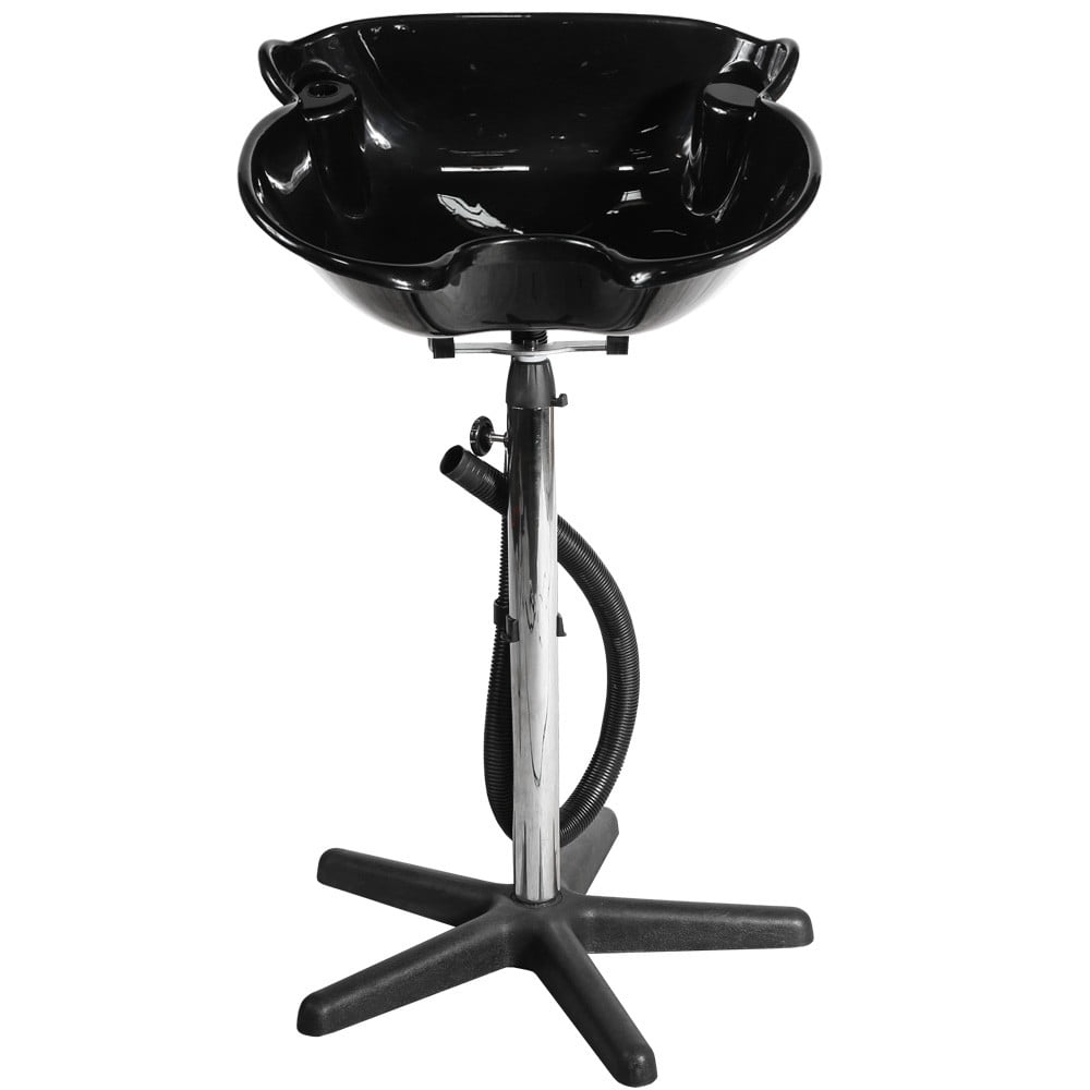 Beauty Salon Black Portable Adjustable Hair Washing Shampoo Bowl Sink