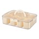 thumbnail image 2 of Contenedor de alimentos, caja de condimentos, caja de refrigerios, organizador de especias recargable reutilizable para claro, 2 of 9